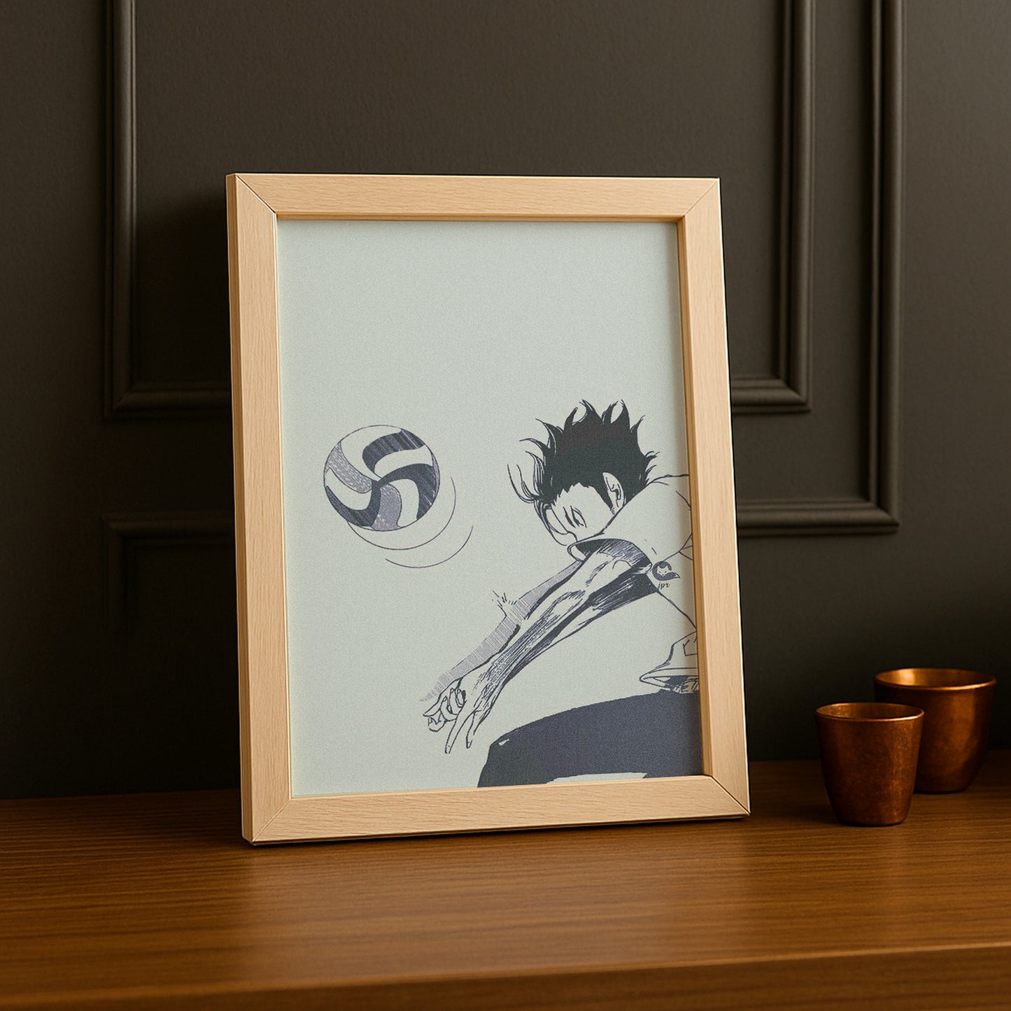 Cadre photo Volley-Ball - Haikyu Nishinoya Défense