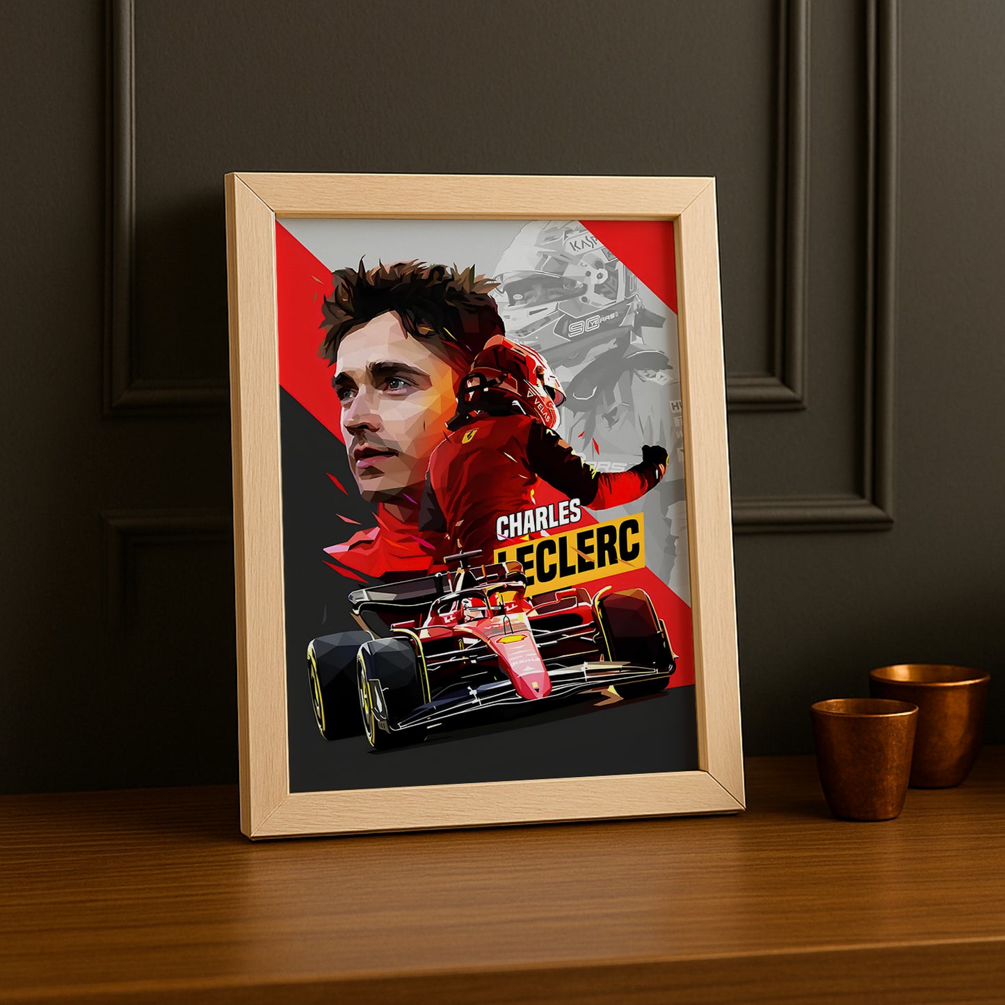Cadre photo Charles Leclerc Formula 1