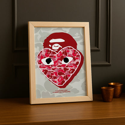 Cadre photo Comme des garçons