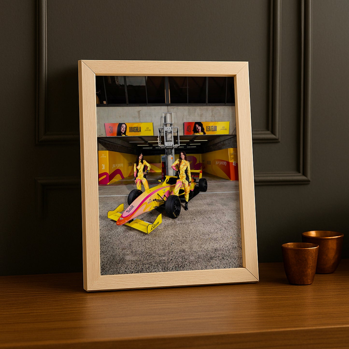 Poster encadrée GP Explorer - Écurie Rio de Janeiro Maghla x Léa Élui