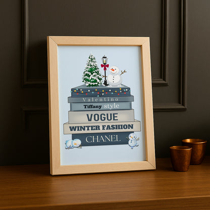 Cadre photo Mode - Livres Xmas