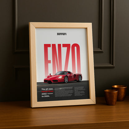Poster Voitures - Ferrari Enzo
