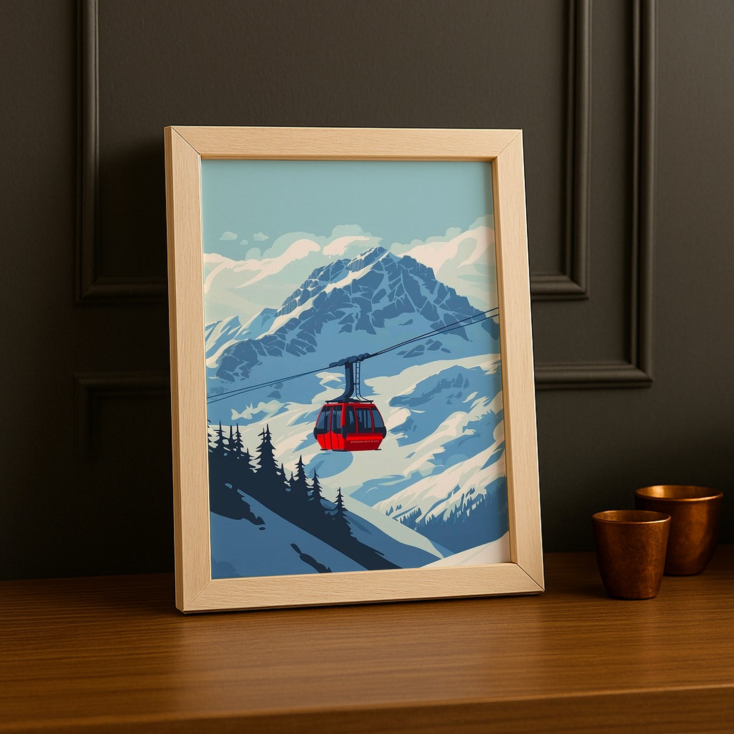 Cadre Photo Naturel - Télé siège