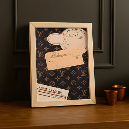 Cadre photo Louis Vuitton Valise ticket