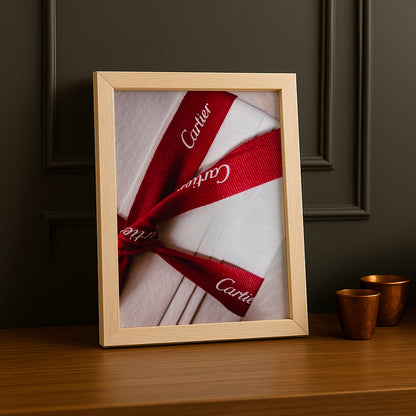 Cadre photo Cartier - Ruban Rouge