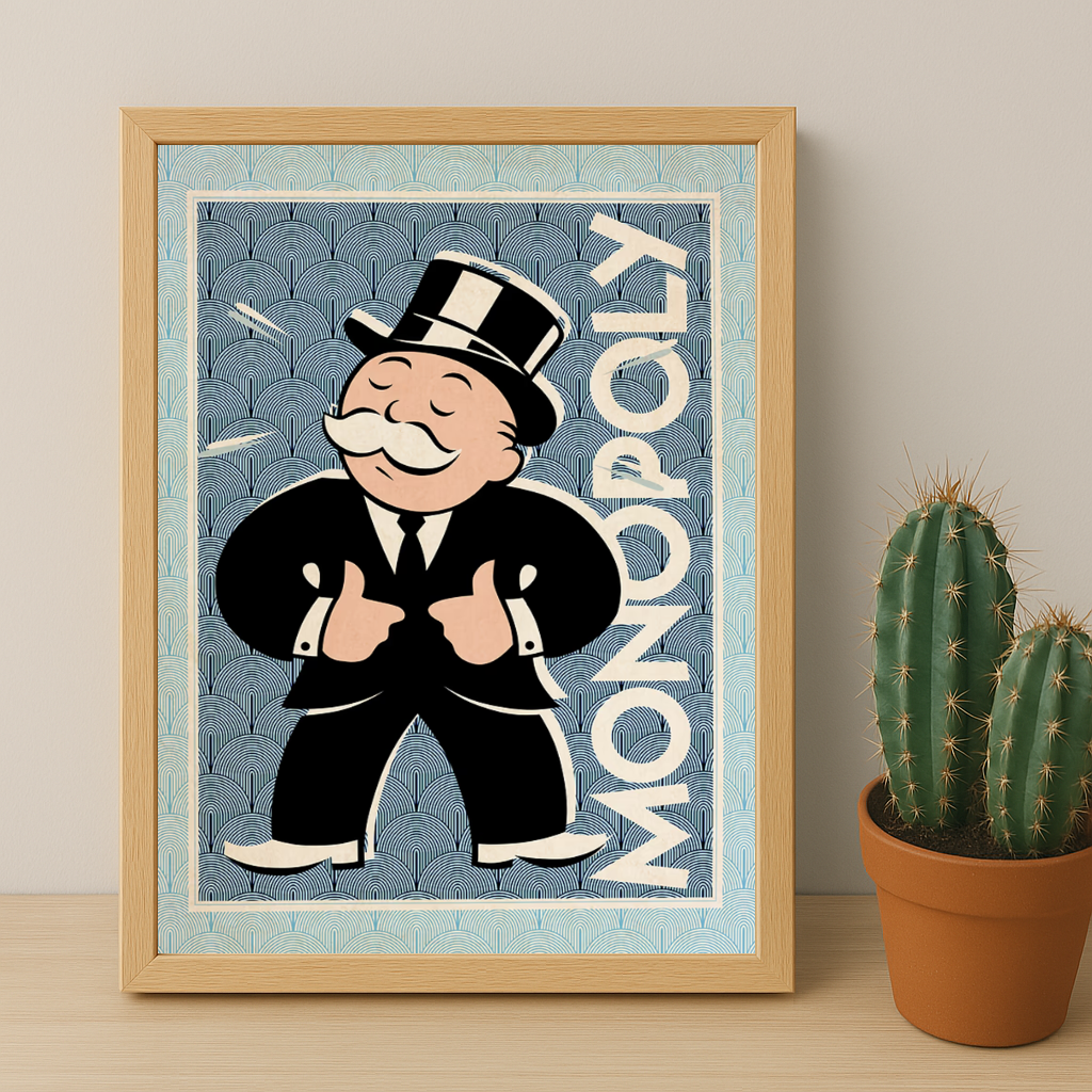 Monopoly Bleu - Poster