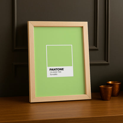Cadre Photo Pantone Étiquette - Tomatillo