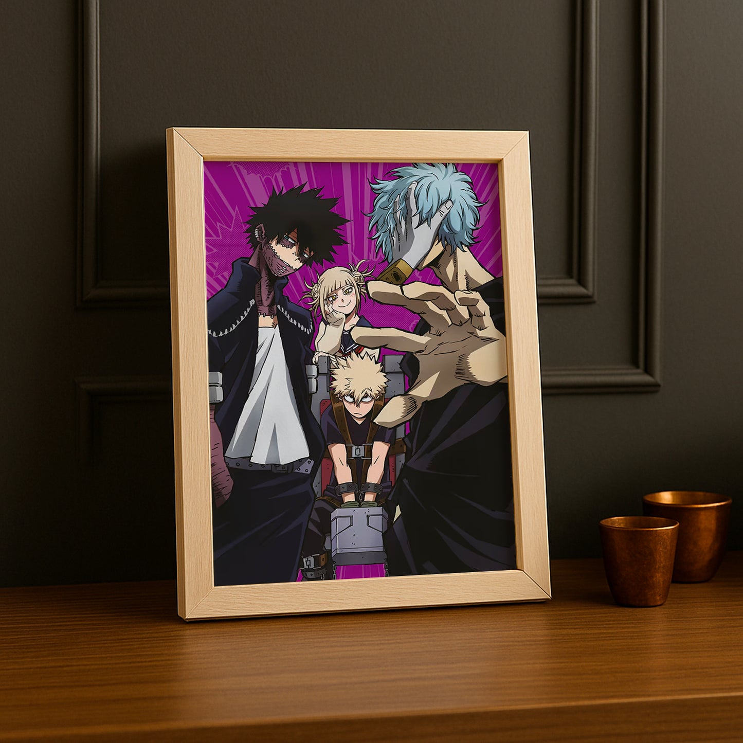 Cadre Photo My Hero Academia - Purple Team