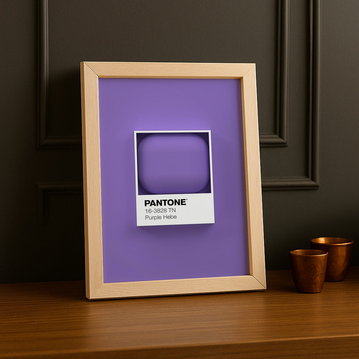 Cadre Photo Pantone Étiquette - Purple Hebe