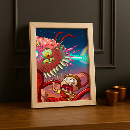 Cadre photo de Rick et Morty