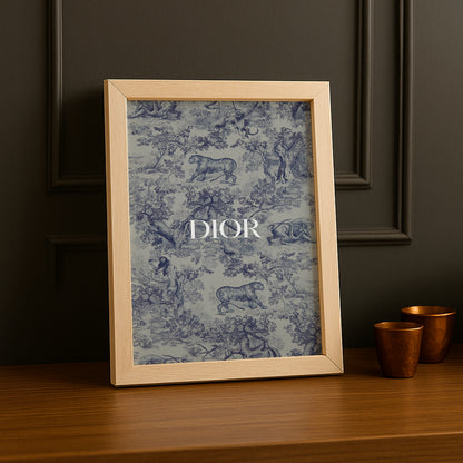 Cadre photo Dior Gris Dessin