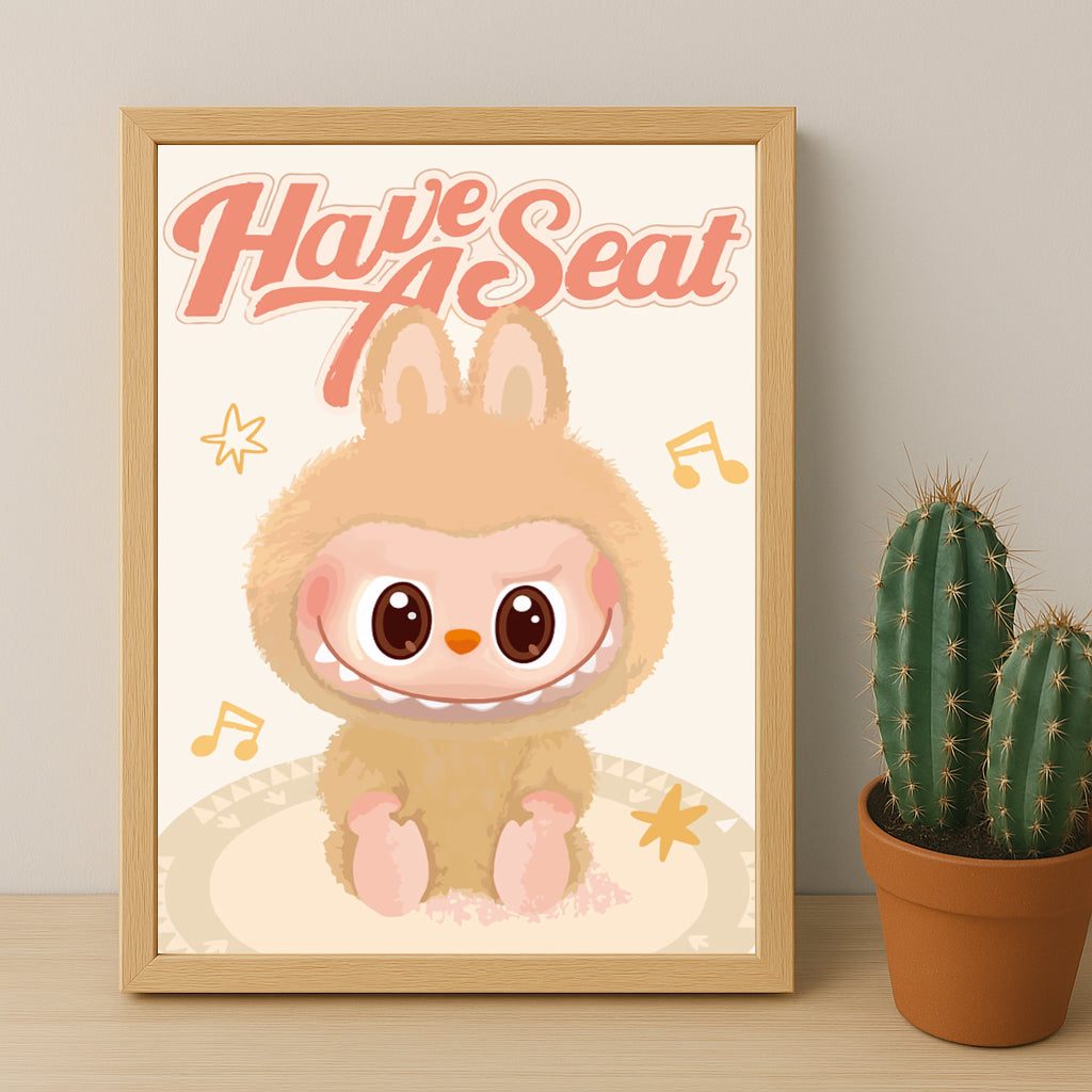 Poster Labubu - Have a Seat