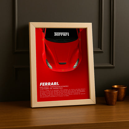 Cadre photo Enzo Ferrari