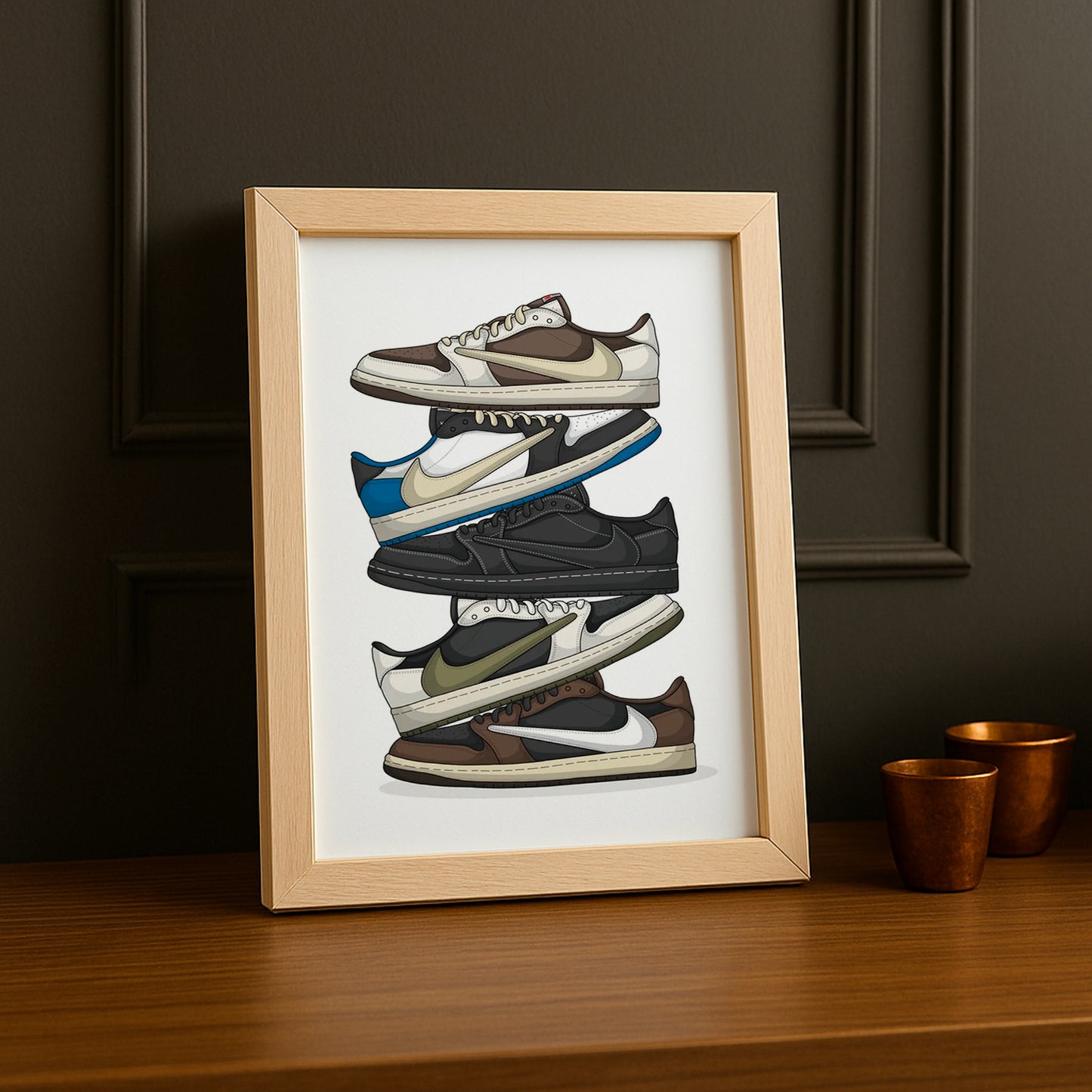 Cadre Photo Nike - Travis Scott Low