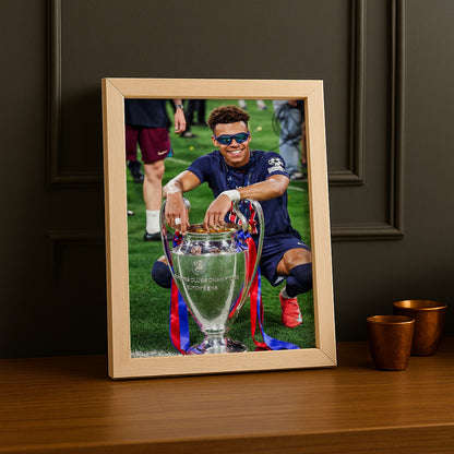 Cadre photo Désiré Doué PSG