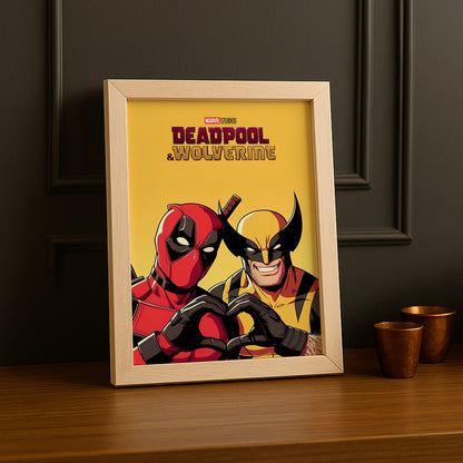 Cadre photo Deadpool & Wolverine Marvel