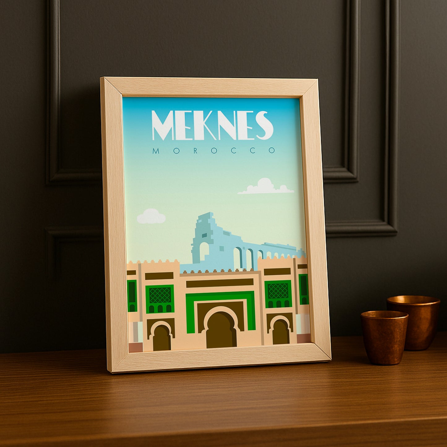 Maroc Meknes - Cadre photo