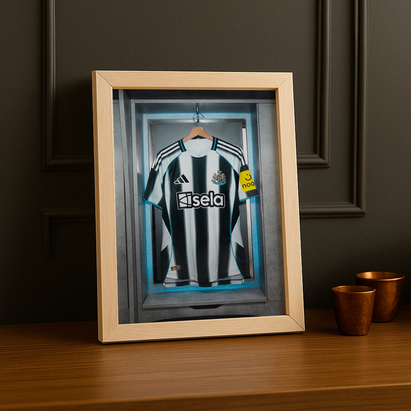 Cadre photo - Maillot Newcastle 25-26