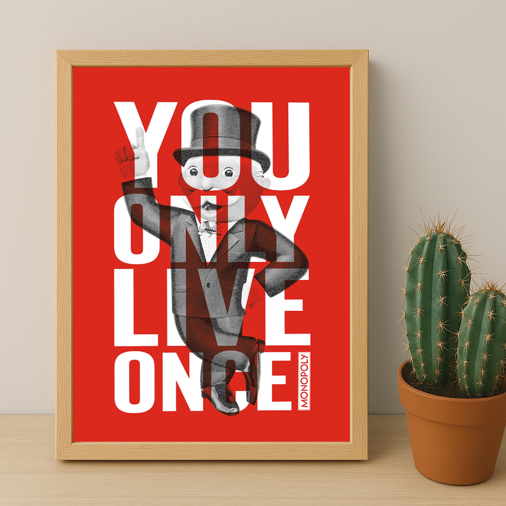 Monopoly You Only Live Once - Poster