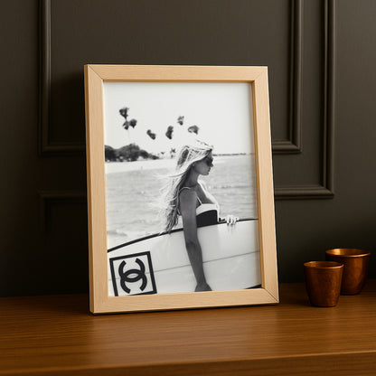 Cadre photo Chanel surf