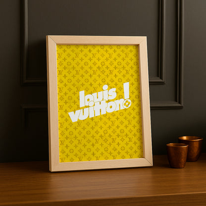 Cadre photo Louis Vuitton Yellow