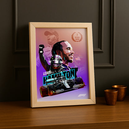 Cadre photo Lewis Hamilton Formula 1