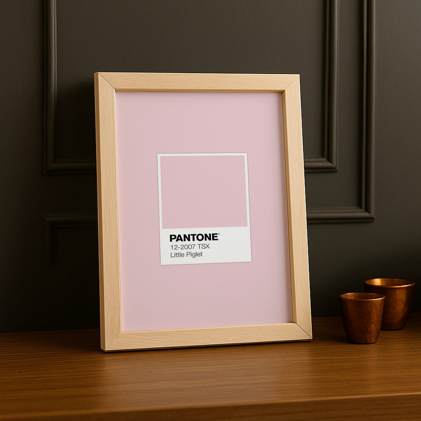 Cadre Photo Pantone Étiquette - Little Piglet