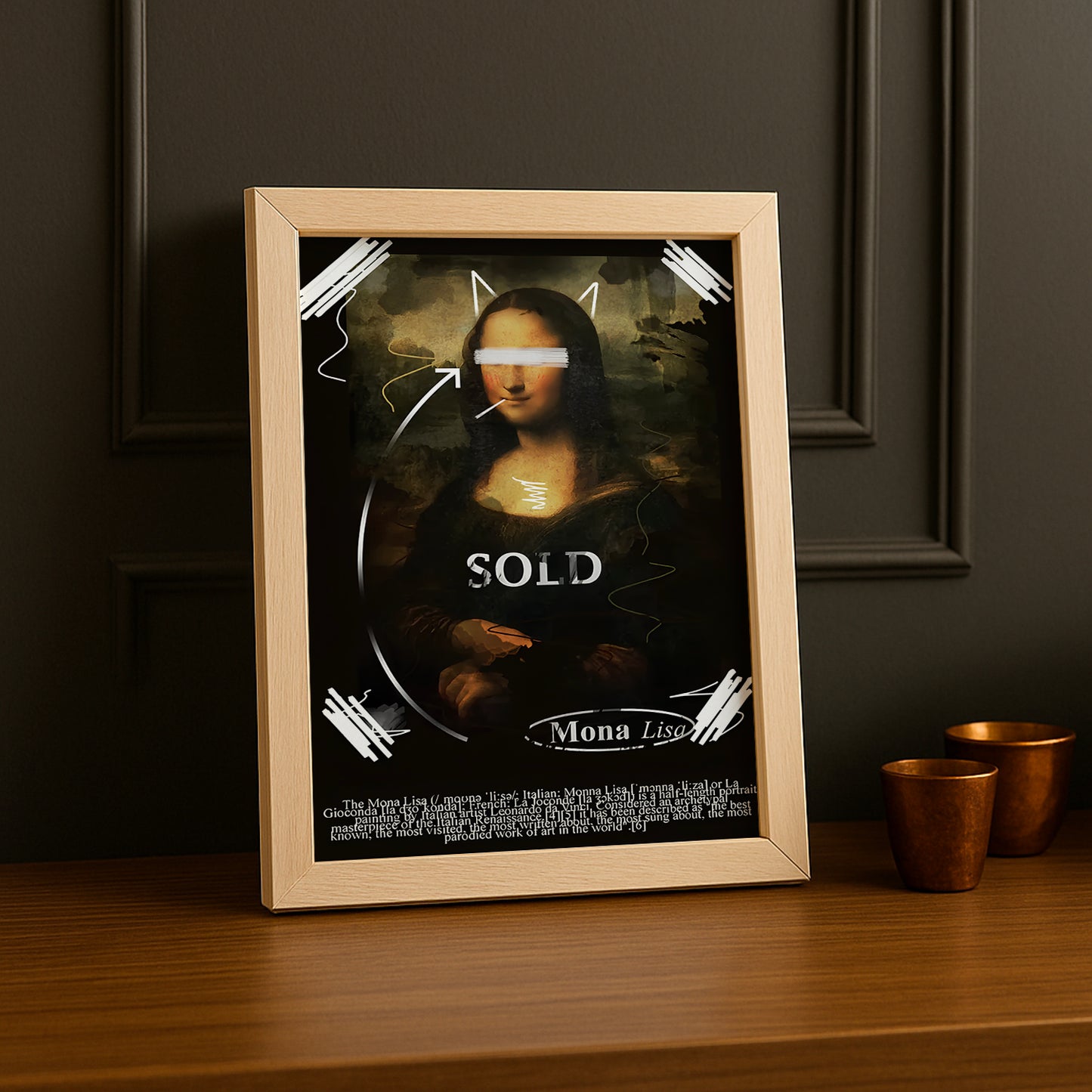 Cadre photo La Joconde Sold