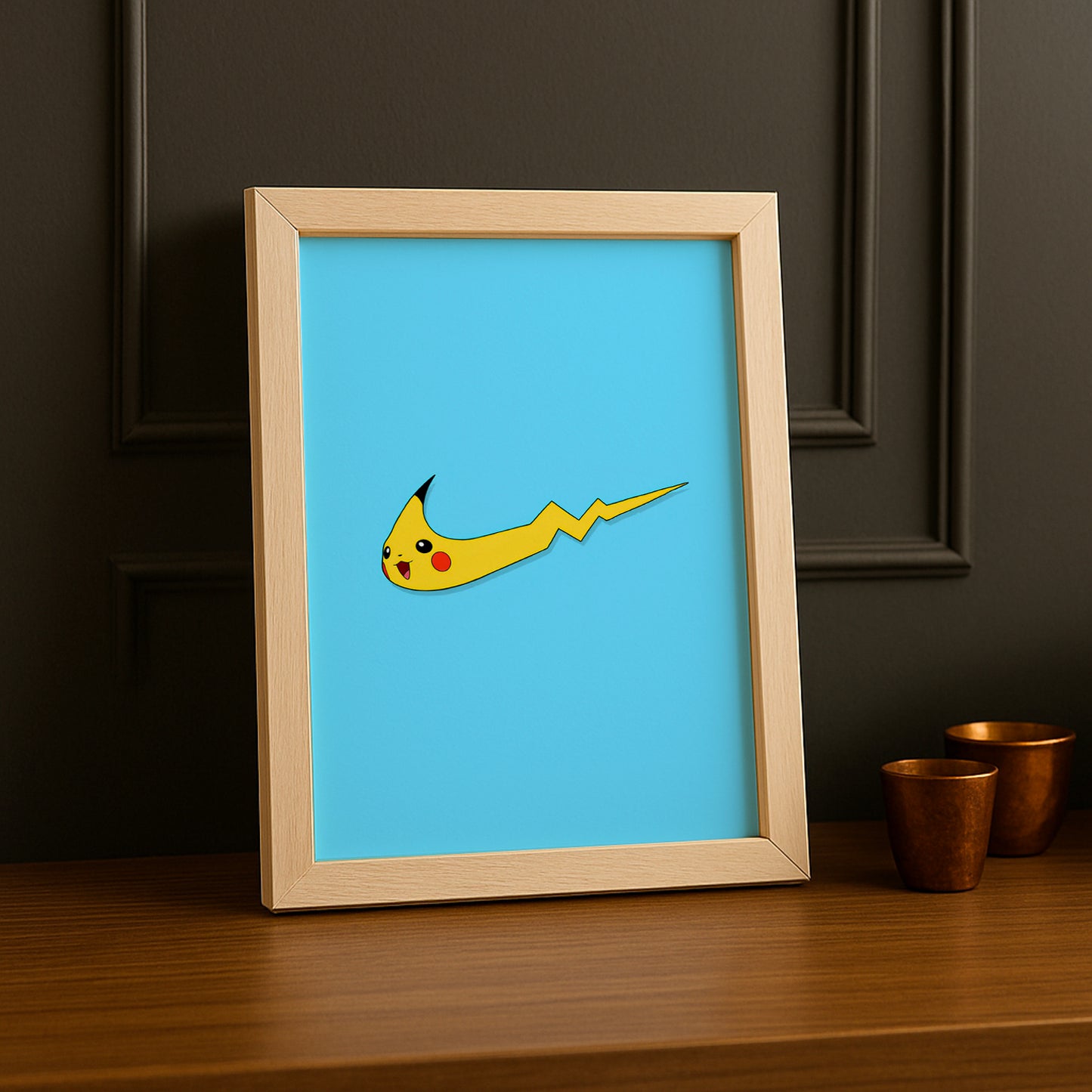 Poster Nike Pikachu logo