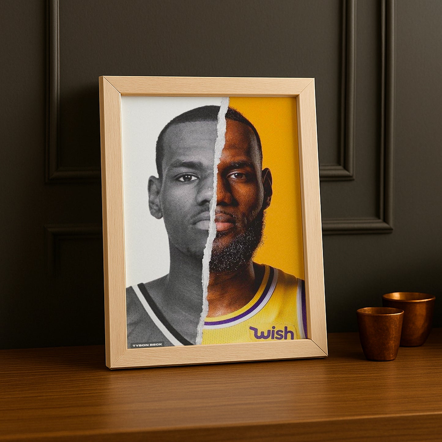 Cadre photo NBA - Old James