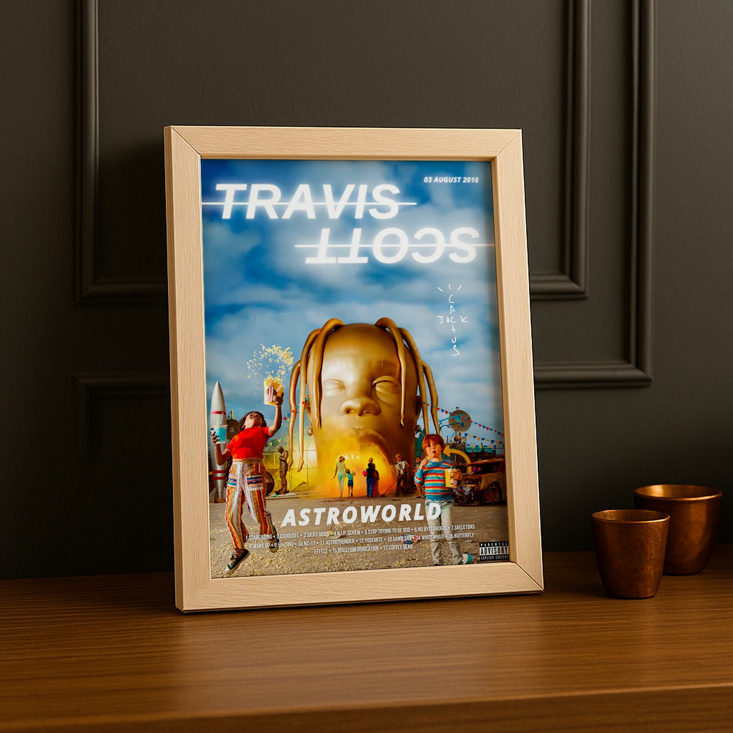 Cadre photo Travis Scott Astroworld