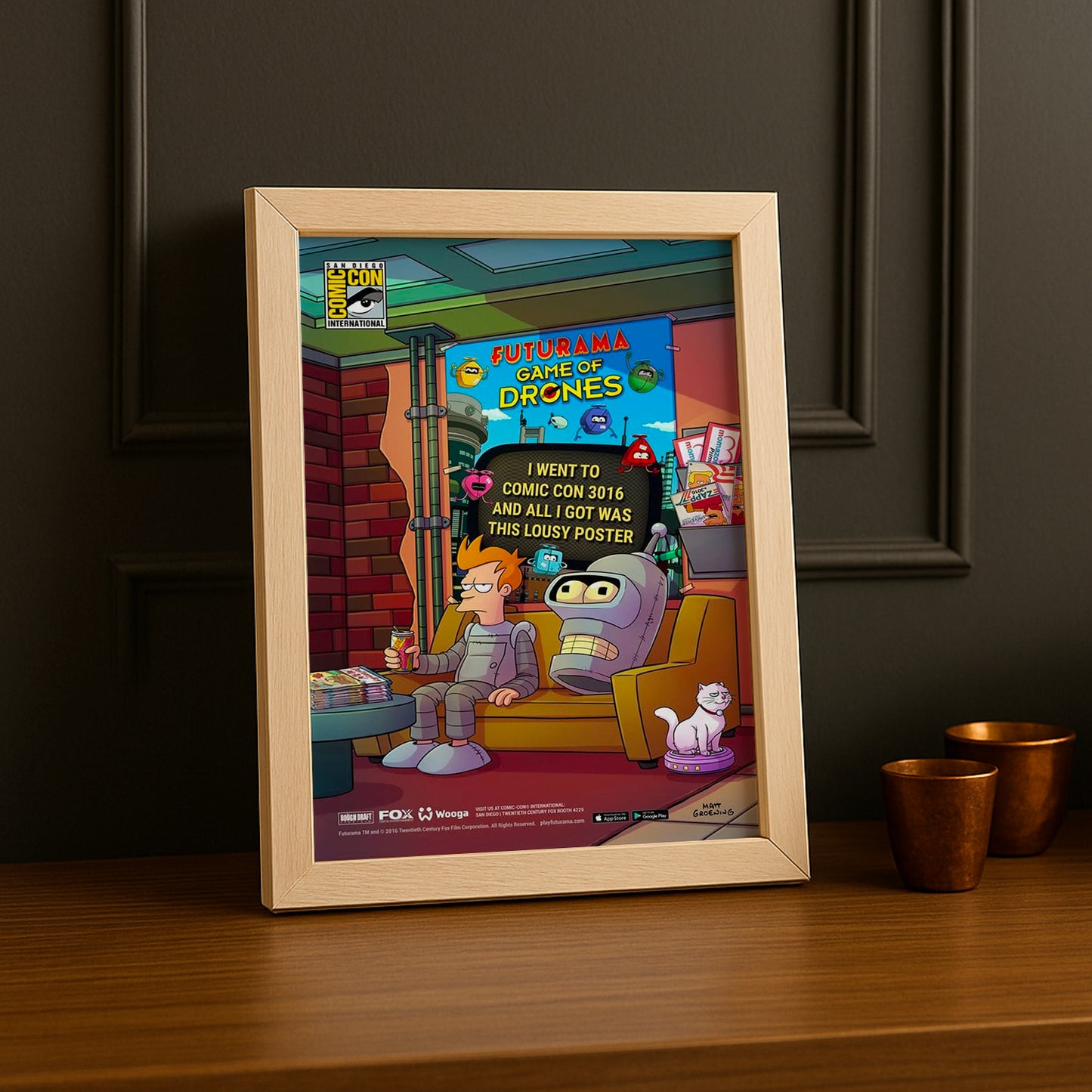 Cadre Photo Futurama - Déguisement Bender