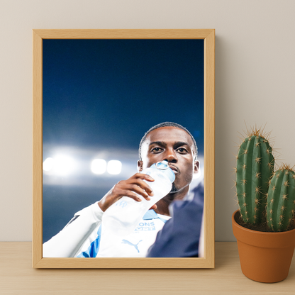 Poster encadrée Olympique de Marseille