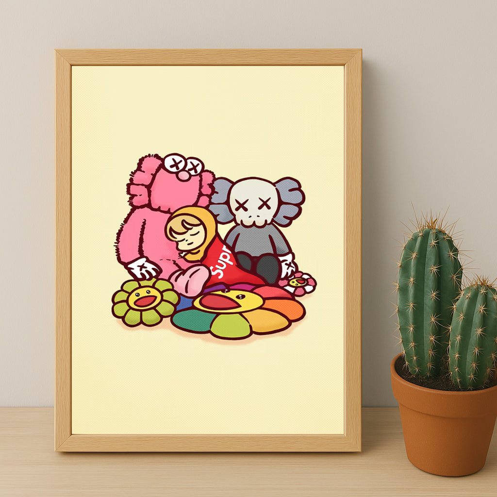 Cadre photo Supreme - Kaws