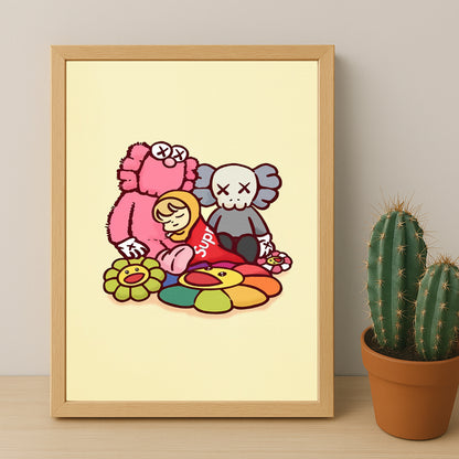 Cadre photo Supreme - Kaws