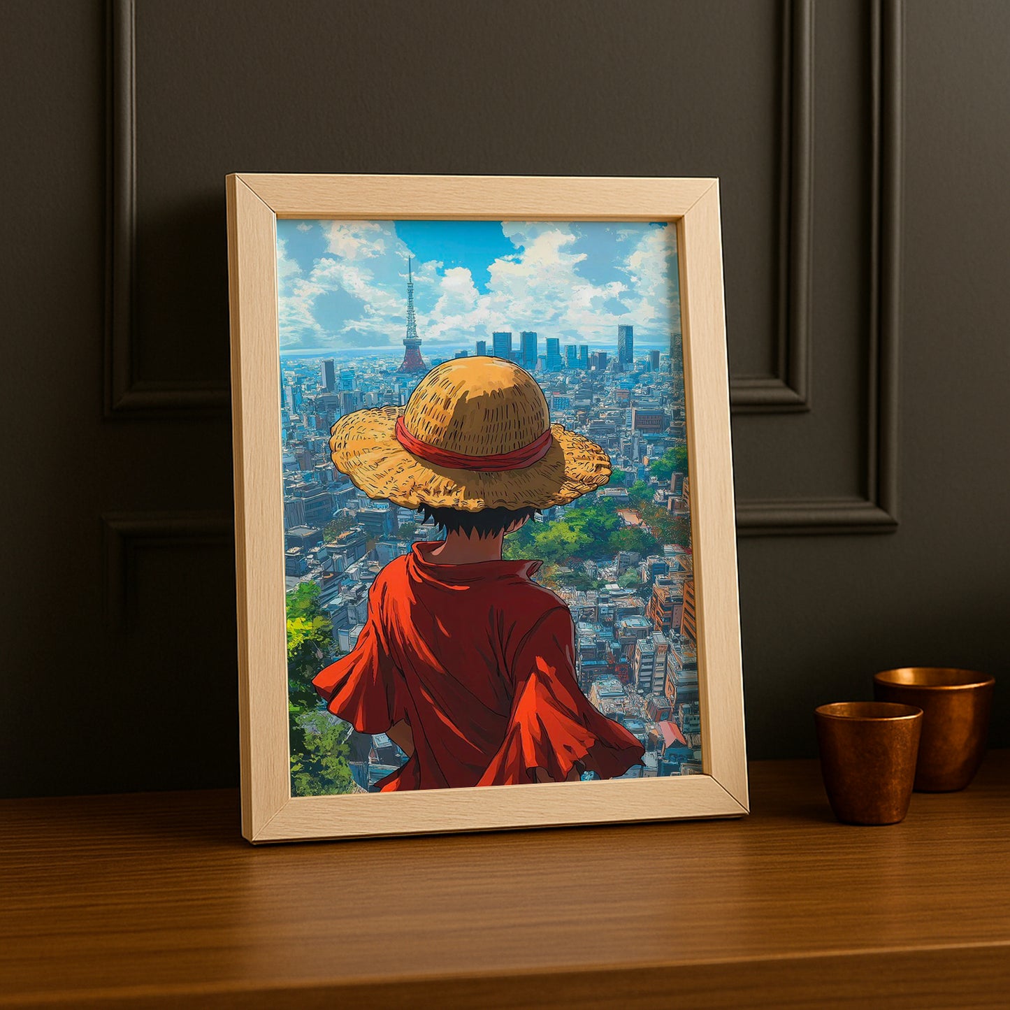 Einteiliger Ruffy-Fotorahmen 