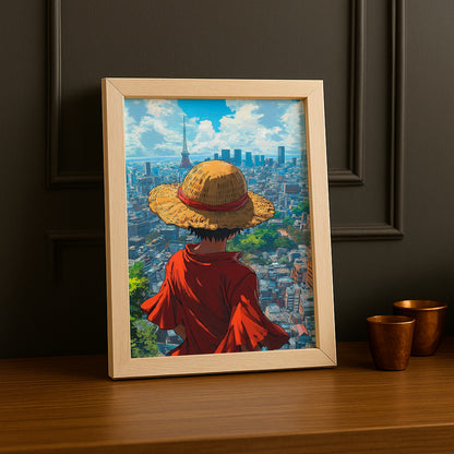 Einteiliger Ruffy-Fotorahmen 