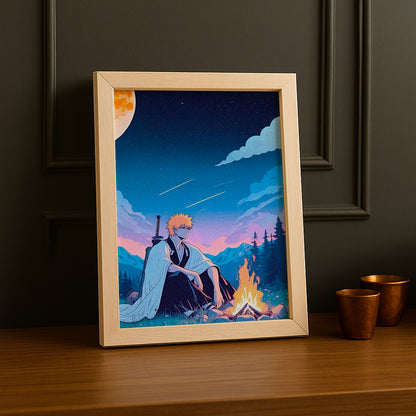 Cadre Photo Bleach - Kurosaki Ichigo Feu de Camp