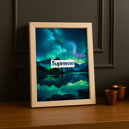 Poster Supreme - Aurore Boréale