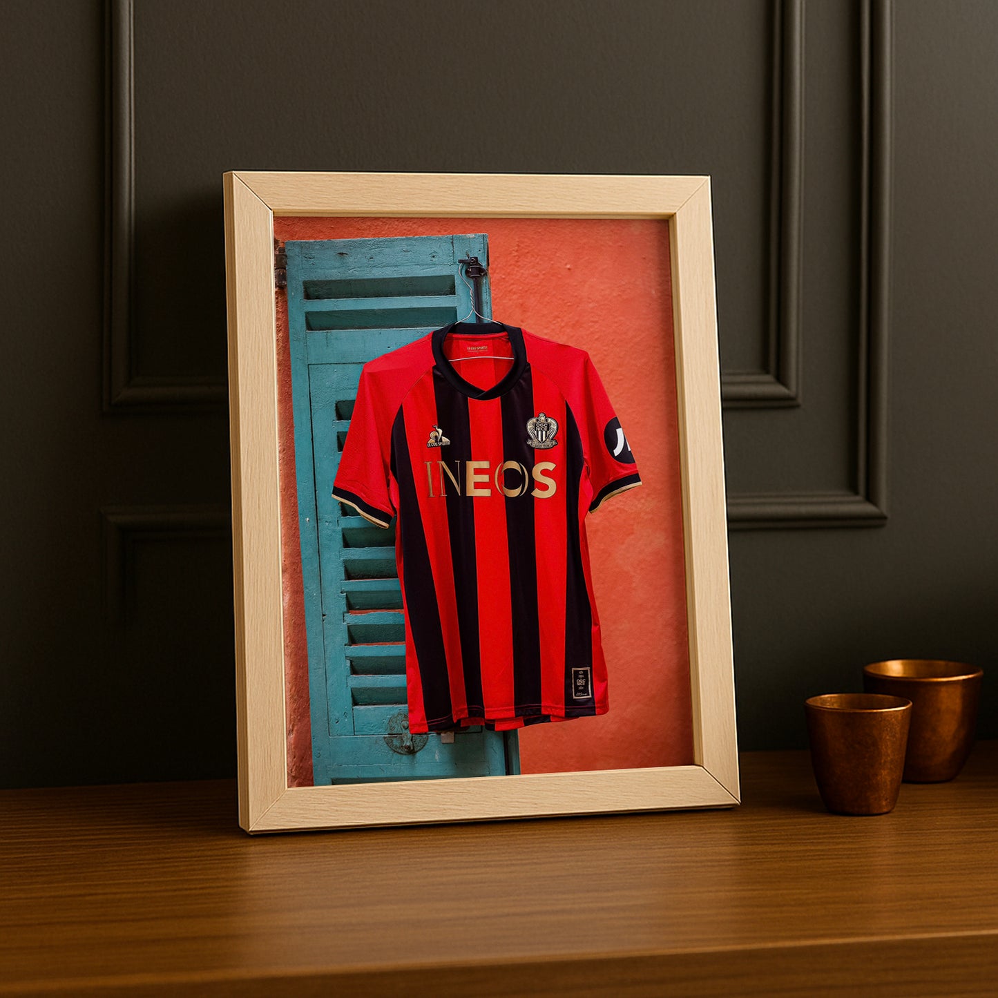 Cadre photo - Maillot OGC Nice 2026