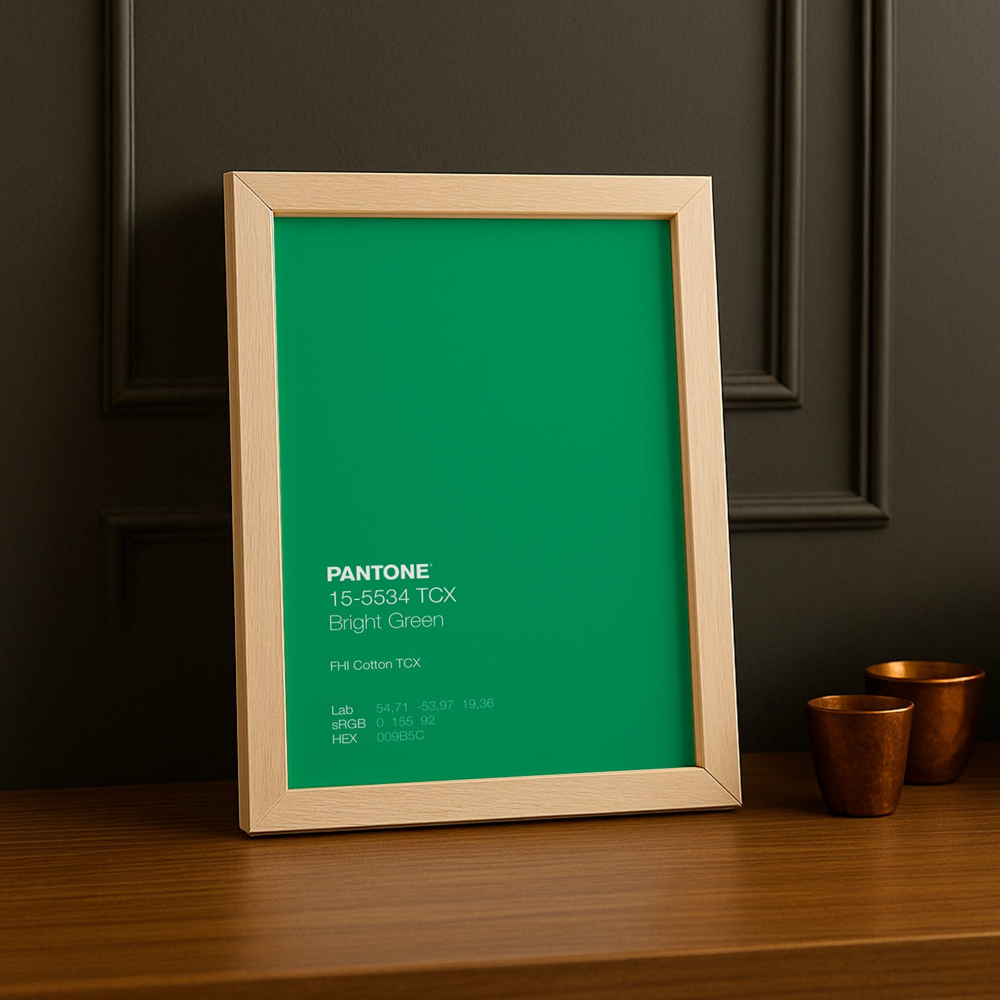 Cadre Photo Pantone - Bright Green