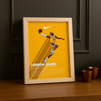 Cadre photo Lebron James NBA