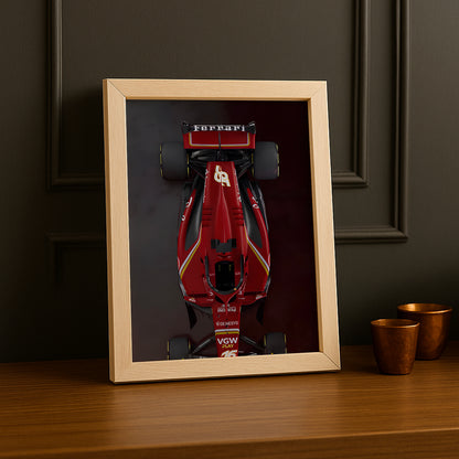 Poster encadrée Formule 1 - Ferrari
