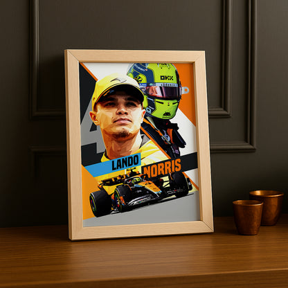 Cadre photo Lando Norris Formule 1