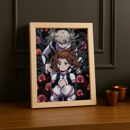 Cadre Photo My Hero Academia - Toga & Uraraka