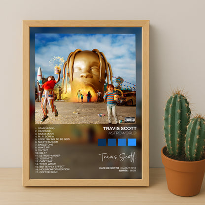 Poster Travis Scott - Album Astroworld