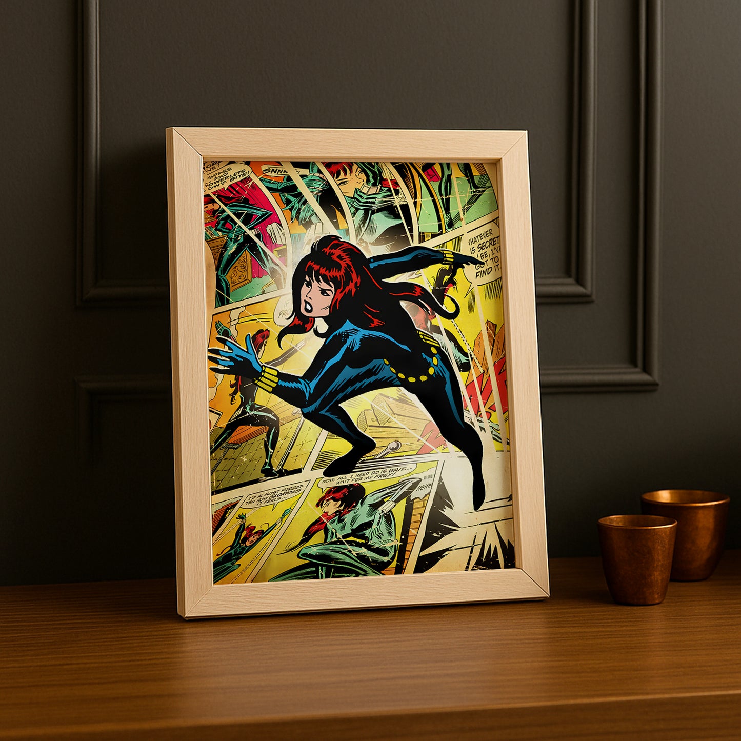 Cadre photo Black Widow Marvel