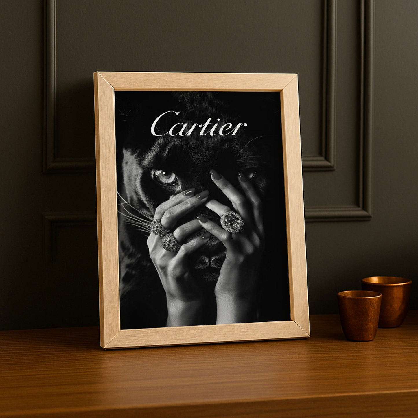 Cadre photo Cartier - Tiger x Woman