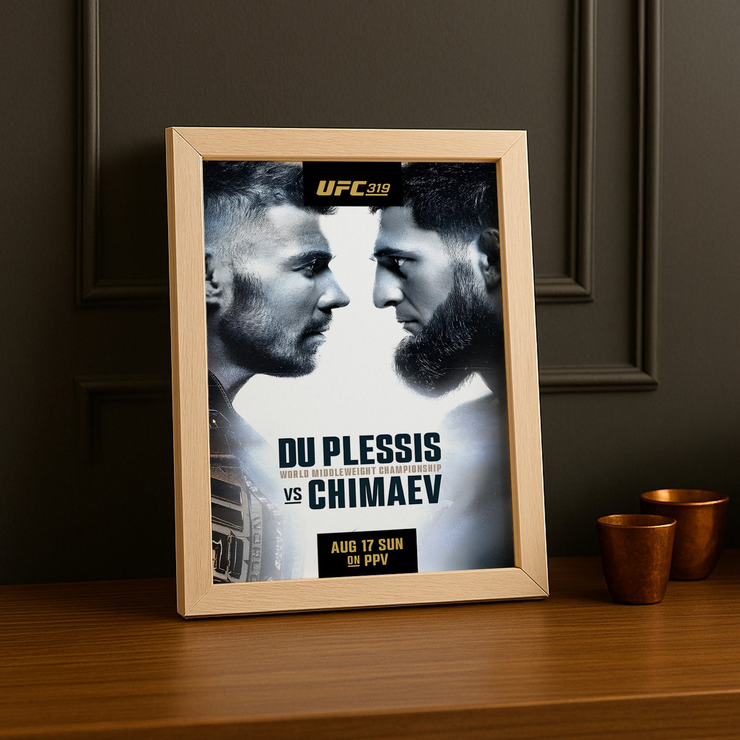 Cadre photo - UFC 319 Du Plessis vs Chimaev