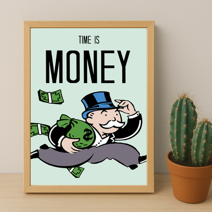 Monopoly Times is Money - Cadre photo